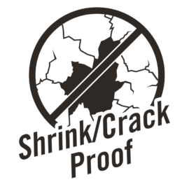 Shrink/crack proof
