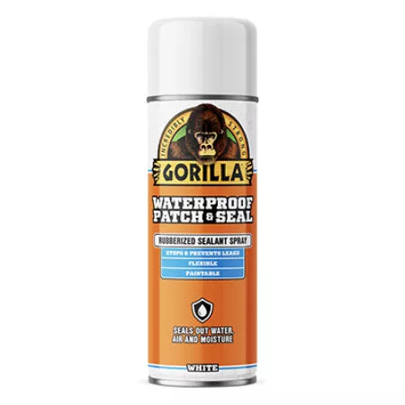 Gorilla Waterproof Patch and Seal Spray White - 14 oz