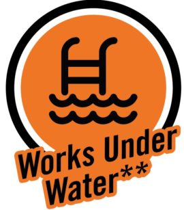 Works underwater