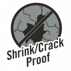 Shrink/crack proof