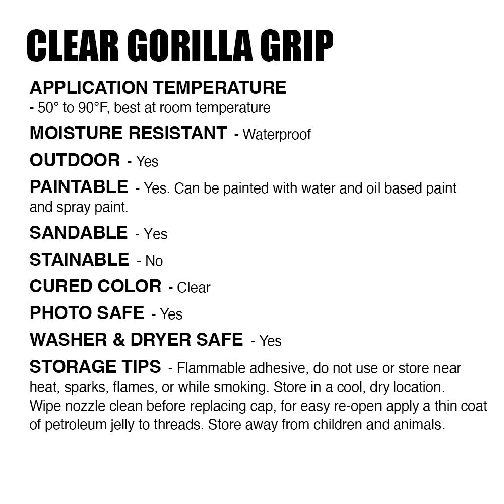 Gorilla Clear Grip® Gorilla Glue