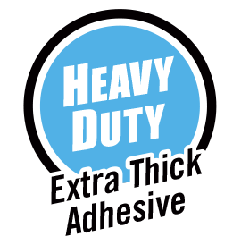 heavy duty extra thick adhesive