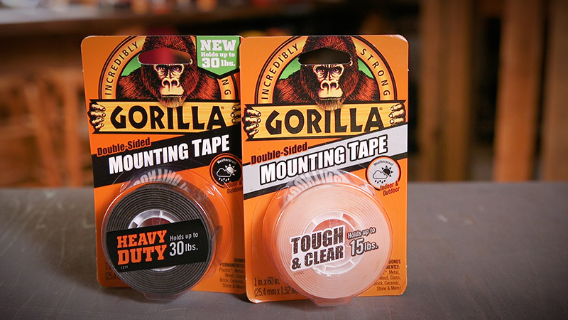 VELCRO Brand Extreme Outdoor Mounting Tape & Gorilla Heavy Duty Double  Sided Mounting Tape XL, 1 x 120, Black (Pack of 1)