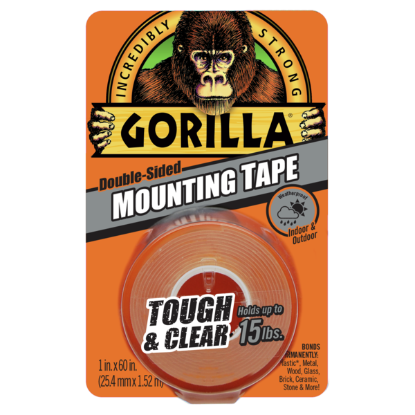 Gorilla Tough & Clear Double-Sided Mounting Tape