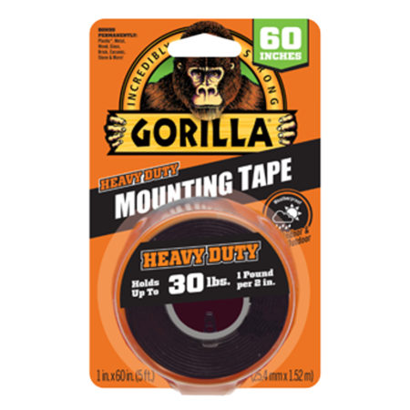 Gorilla Mounting Tape Transparent 