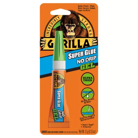 Gorilla Super Glue No Drip Gel - 15g
