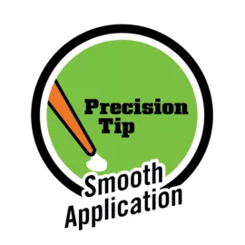 Smooth application precision tip