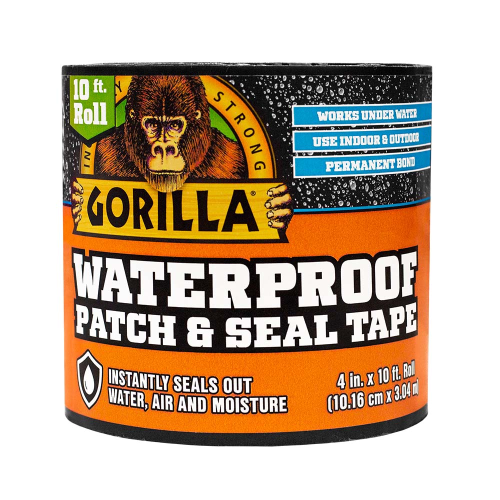 Gorilla Waterproof Patch Seal Tape Black Gorilla Glue