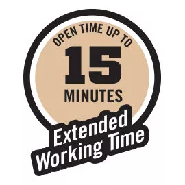 15 minutes extended working time
