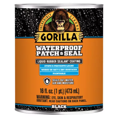 Gorilla Waterproof Patch & Seal Black Liquid - 16 oz