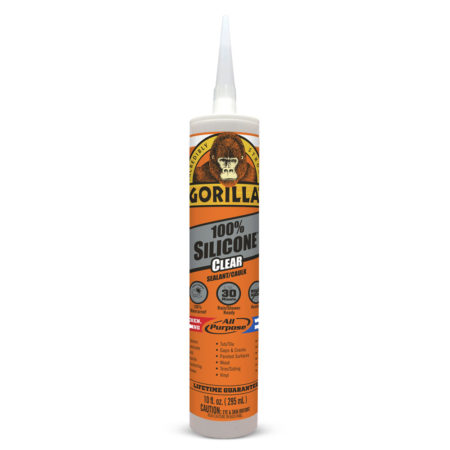 Gorilla 100% Silicone Sealant – Clear