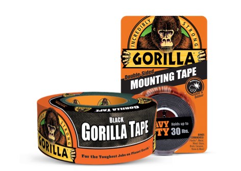 Gorilla tape roll with packaging