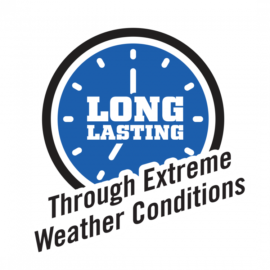 Long lasting through extreme weather conditions
